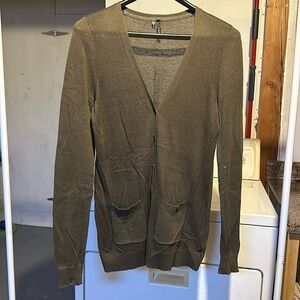 Maurices lightweight green long sleeve cardigan